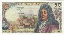 Frankreich 50 Francs Racine - 05-09-1974 Serial M.250 - VF+