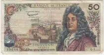 Frankreich 50 Francs Racine - 07-06-1962 Serial Q.1 - F