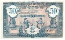 Frankreich 50 Francs Trade Association of Roanne - 1945 - XF