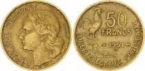 Frankreich 50 Francs Woman head - 1951 B