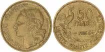 Frankreich 50 Francs Woman head - 1954