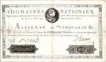 Frankreich 50 Livres Louis XVI - 29/09/1790
