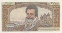 Frankreich 50 NF - Henri IV - 03-09-1959-1959 - Serial J.34 - P.143