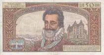 Frankreich 50 NF - Henri IV - 05-03-1959 - Serial O.8 - VF to XF - P.143