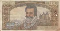 Frankreich 50 NF Henri IV - 02-07-1959 Serial W.16
