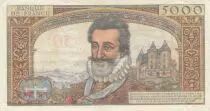 Frankreich 50 NF on 5000 Francs - Henri IV - 05-03-1959 - Serial T.98