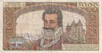Frankreich 50 NF sur 5000 Francs - Henri IV - 30-10-1958 - Serial K.92 - P.139