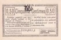 Frankreich 50 pounds 1915- 127 743