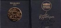 Frankreich 500 Euro Or - Republic - 2014 - UNC - GOLD