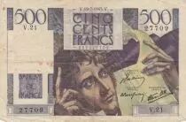 Frankreich 500 Francs - Chateaubriand - 19-07-1945 - Serial V.21