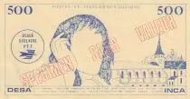 Frankreich 500 Francs - Desa - Inca - Post and telecom - No value