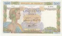 Frankreich 500 Francs - La Paix - 12-02-1942 - Serial N.4640 - P.95