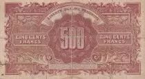 Frankreich 500 Francs - Marianne - 1945 - Letter L - P.106