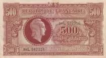 Frankreich 500 Francs - Marianne - 1945 - Lettre L - P.106