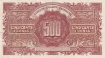 Frankreich 500 Francs - Marianne - 1945 - Lettre M - P.106