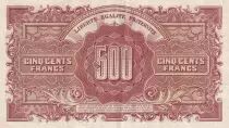 Frankreich 500 Francs - Marianne - 1945 - Lettre M - P.106