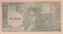 Frankreich 500 Francs - Moli&egrave;re - Billet scolaire
