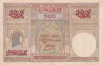 Frankreich 500 Francs - Morocan village - 19-12-1956 - P.46