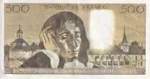 Frankreich 500 Francs - Pascal - 02-01-1969 - Serial B.8 - P.156