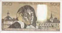 Frankreich 500 Francs - Pascal - 02-01-1969 - Serial L.8 - P.156