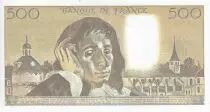 Frankreich 500 Francs - Pascal - 02-01-1992 - Serial X.357 - P.156