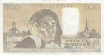 Frankreich 500 Francs - Pascal - 02-03-1989 - Serial F.296