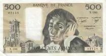 Frankreich 500 francs - Pascal - 02-06-1983 - Serial X.186