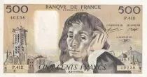 Frankreich 500 Francs - Pascal - 02-06-9-1993 - Serial P.412 - F.71.52-412
