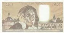 Frankreich 500 Francs - Pascal - 02-09-1993 - Serial W.410 - Faute