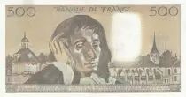 Frankreich 500 Francs - Pascal - 02-12-1971 -  Serial Q.27