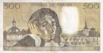 Frankreich 500 Francs - Pascal - 03-11-1977 - Serial W.76 - P.156