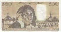 Frankreich 500 Francs - Pascal - 04-06-1981 - Serial J.141