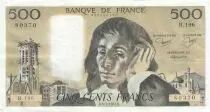 Frankreich 500 francs - Pascal - 05-01-1984 - Serial H.196