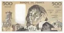 Frankreich 500 Francs - Pascal - 05-05-1988 - Serial N.282 - P.156