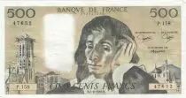 Frankreich 500 francs - Pascal - 05-08-1982 - S&eacute;rie P.158
