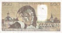 Frankreich 500 Francs - Pascal - 05-11-1987 - Serial A.269
