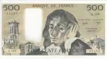 Frankreich 500 francs - Pascal - 06-01-1983 - Serial A.169