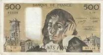 Frankreich 500 francs - Pascal - 06-11-1975 - Serial Y.56