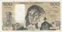 Frankreich 500 francs - Pascal - 07-01-1982 - Serial H.150