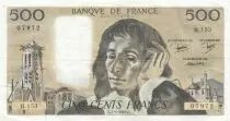 Frankreich 500 francs - Pascal - 07-01-1982 - Serial H.153