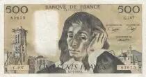 Frankreich 500 francs - Pascal - 07-06-1979 - Serial E.107