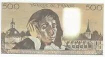 Frankreich 500 Francs - Pascal - 07-06-1979 - Serial K.100