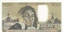 Frankreich 500 Francs - Pascal - 08-01-1981 -  Serial U.129
