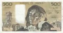 Frankreich 500 francs - Pascal - 08-01-1981 - Serial R.129