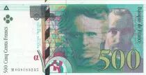 Frankreich 500 Francs - Pierre & Marie Curie - 1998 - Serial M.039