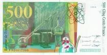 Frankreich 500 Francs - Pierre and Marie Curie - 1994 - Letter P  - P.160