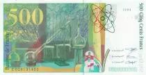 Frankreich 500 Francs - Pierre and Marie Curie - 1994 - Serial E.020