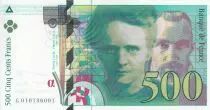 Frankreich 500 Francs - Pierre and Marie Curie - 1994 - Serial G.010