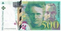 Frankreich 500 Francs - Pierre and Marie Curie - 1994 - Series D