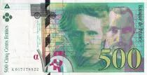 Frankreich 500 Francs - Pierre et Marie Curie - 1994 - Letter A - P.160